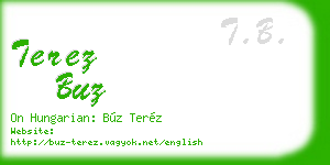 terez buz business card