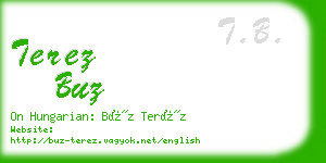 terez buz business card